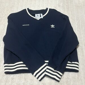 Sporty & Rich Navy Blue Sweater